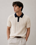 Milan Cable Knit Polo - Gremaud